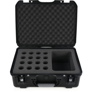 Gator GM-16-MIC-WP Waterproof Injection-molded 16 Microphone Case