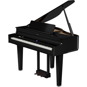 Roland GP-6 Digital Baby Grand Piano with Bench - Polished Ebony