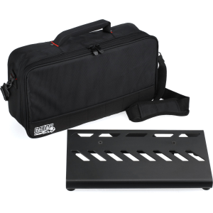 Gator Small Pedalboard with Bag - 15.75"x7" Black