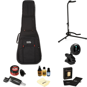 Gator G-PG CLASSIC Pro-Go Series Gig Bag Essential Care Bundle for Classical Guitar
