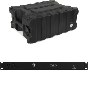Gator G-PRO-4U-13 Pro Series Shallow Rack Case and Power Conditioner
