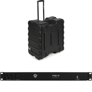 Gator G-PROR-6U-19 Pro Series Rolling Rack Case and Power Conditioner