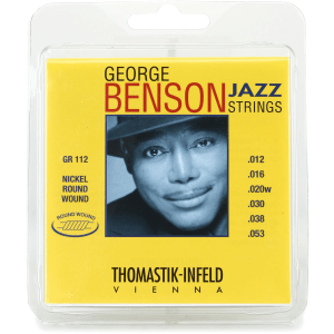Thomastik-Infeld GR112 George Benson Roundwound Jazz Guitar Strings - .012-.053 Medium-Light