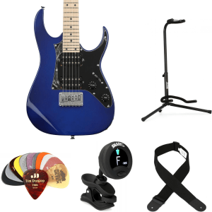 Ibanez miKro GRGM21M Electric Guitar Essentials Bundle - Jewel Blue