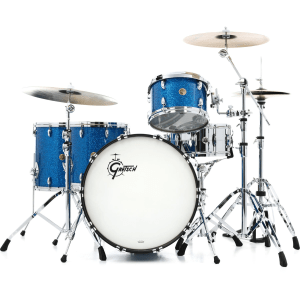 Gretsch Drums USA Custom GRKT-R4246 4-piece Shell Pack - Blue Glass (Nitron)