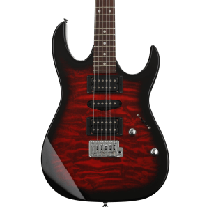 Ibanez Gio GRX70QA Electric Guitar - Transparent Red Burst