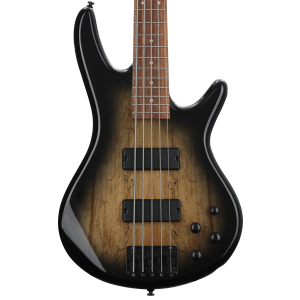 Ibanez Gio GSR205SMNGT Bass Guitar - Spalted Maple, Natural Gray Burst