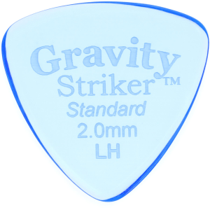 Gravity Picks Striker Speed Bevel Pick - Left-handed, Standard, 2mm, Polished