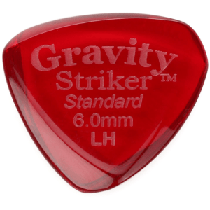 Gravity Picks Striker Speed Bevel Pick - Left-handed, Standard, 6mm, Polished