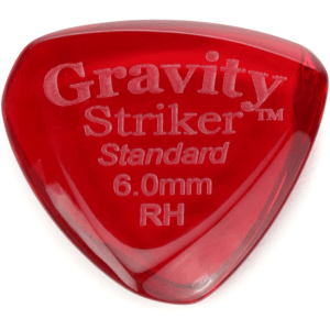 Gravity Picks Striker Speed Bevel Pick - Right-handed, Standard, 6mm, Polished