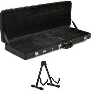 Gator Economy Wood Case with Guitar Stand - Solidbody Electric Guitar