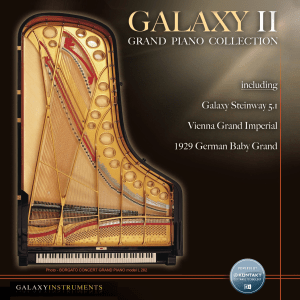 Best Service Galaxy II Pianos