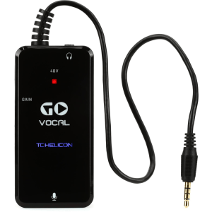 TC-Helicon GO VOCAL Microphone Preamp for Mobile Devices