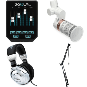 TC-Helicon GoXLR Mini Podcast and Streaming Bundle - White
