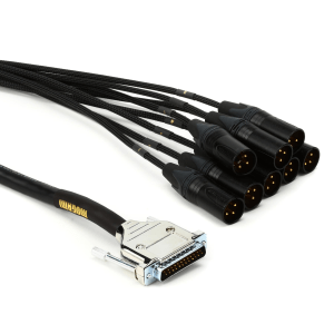 Mogami Gold DB25-XLRM 8-channel Analog Interface Cable - 5'