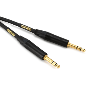 Mogami GOLD TRS-TRS-03 Balanced 1/4-inch TRS Male to 1/4-inch TRS Male Patch Cable - 3 foot