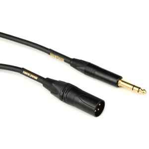 Mogami Gold TRSXLRM-06 Balanced 1/4-inch TRS Male to XLR Male Patch Cable - 6 foot
