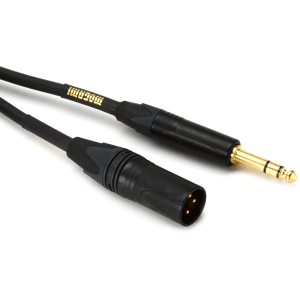 Mogami Gold TRSXLRM-25 Balanced 1/4-inch TRS Male to XLR Male Patch Cable - 25 foot