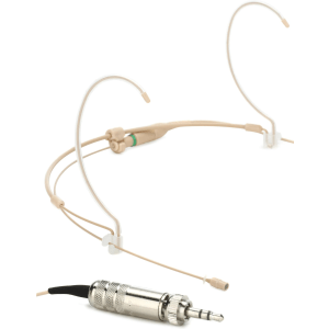 Countryman H6 Directional Headset Microphone for Speaking with SR Connector for Sennheiser Wireless - Light Beige
