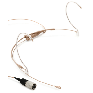 Countryman H6 Omnidirectional Headset Microphone - Standard Sensitivity with cW-style Connector for Audio-Technica Wireless - Tan