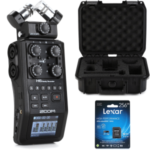 Zoom H6 Bundle with SKB Case and MicroSDXC Card