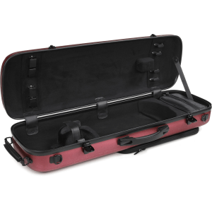 Howard Core CC450 Oblong Scratch-resistant Violin Case - Red, 4/4 Size