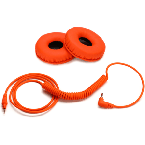 Pioneer DJ HC-CP08 Accessory Pack CUE1 Ear Pads & Cable - Orange
