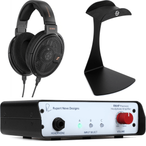 Sennheiser HD 660S2 Open-back Headphones and Rupert Neve Designs RNHP Precision Headphone Amplifier Bundle