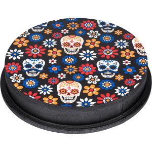 Meinl Percussion Jumbo Djembe Synthetic Head - 10 inch, Day of the Dead