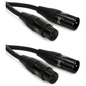Hosa HMIC-050 Pro Microphone Cable 2-Pack - 50 foot