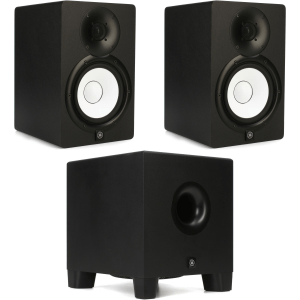 Yamaha HS7 6.5 inch Monitor with HS8S Subwoofer - Black