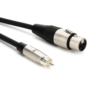 Hosa HXR-003 Pro RCA to XLR Female Unbalanced Interconnect Cable - 3 foot