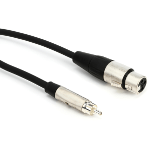 Hosa HXR-010 Pro RCA to XLR Female Unbalanced Interconnect Cable - 10 foot