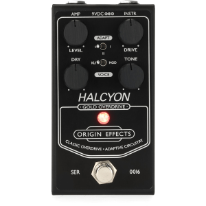Origin Effects Halcyon Gold Overdrive Pedal - Black Edition