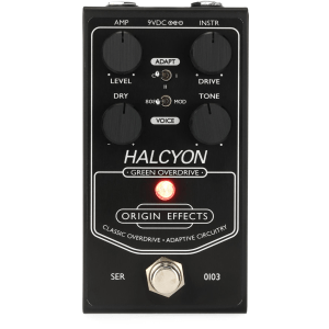 Origin Effects Halcyon Green Overdrive Pedal - Black Edition