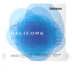 D'Addario H511 3/4M Helicore Cello A String - 3/4 Scale - Medium Tension