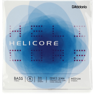 D'Addario HH613 3/4M Helicore Hybrid Double Bass A String - 3/4 Size - Medium Tension