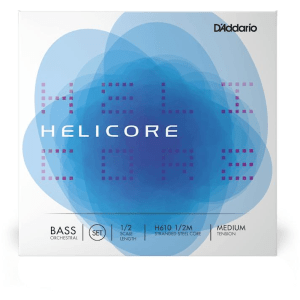 D'Addario H613 1/2M Helicore Orchestral Double Bass A String - 1/2 Size - Medium Tension