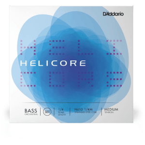 D'Addario H613 1/4M Helicore Orchestral Double Bass A String - 1/4 Size - Medium Tension