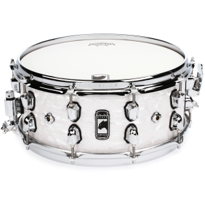 Mapex Black Panther Heritage Snare Drum - 6 x 14-inch - White Strata