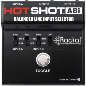 Radial HotShot ABi Balanced Line Input Selector