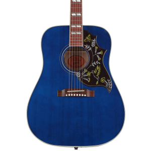 Gibson Acoustic Hummingbird Quilt Acoustic-electric Guitar - Viper Blue