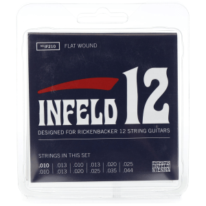 Thomastik-Infeld IF210 Infeld 12 Nickel Flatwound Electric Guitar Strings - 12-string