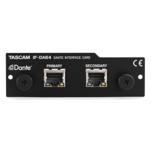 TASCAM IF-DA64 Dante Interface Card for Sonicview and DA-6400