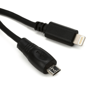 IK Multimedia IP-CABLE-8PMUSB-IN Lightning to Micro-USB Cable