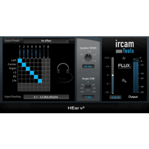 Flux Ircam HEar V3 Binaural Encoding Immersive Audio Plug-in
