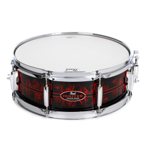 Pearl Casey Cooper Signature Igniter Snare Drum - 5 x 14-inch - Red/Black
