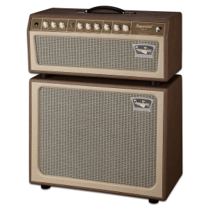 Tone King Imperial Mk II 20-watt Tube Head with Attenuator and Reverb with 60-watt 1x12" Open Back Cabinet - Brown