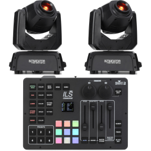 Chauvet DJ Intimidator Free Spot 60 ILS 60-watt Wireless LED Moving Head Spot Pair with Controller