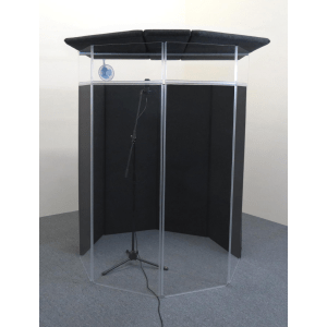 ClearSonic IPF IsoPac F Vocal Isolation Booth with Lid